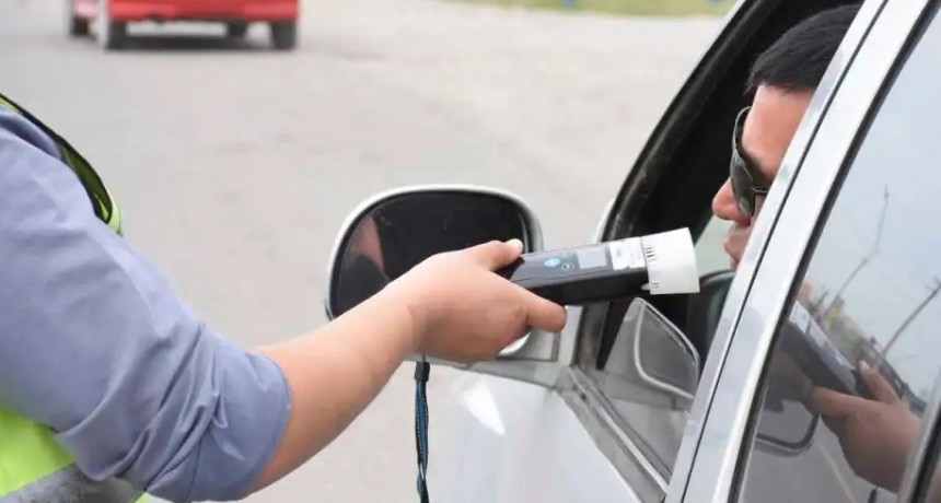 Pescaron a 30 conductores con alcoholemia positiva 