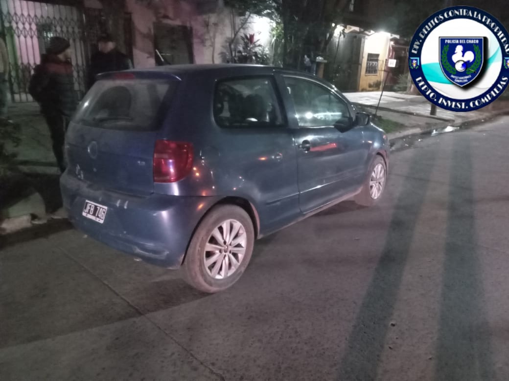 Resistencia: incautaron el auto buscado por el robo de más de 450 dólares