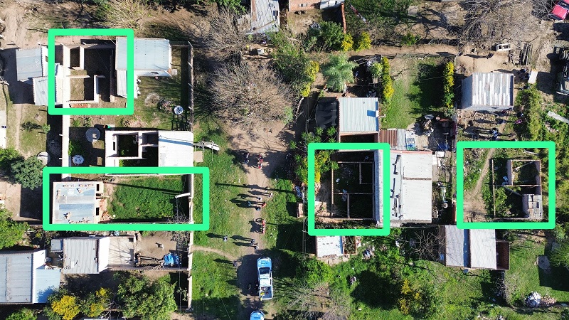 Controlan viviendas construidas con fondos del Iafep en Fontana 