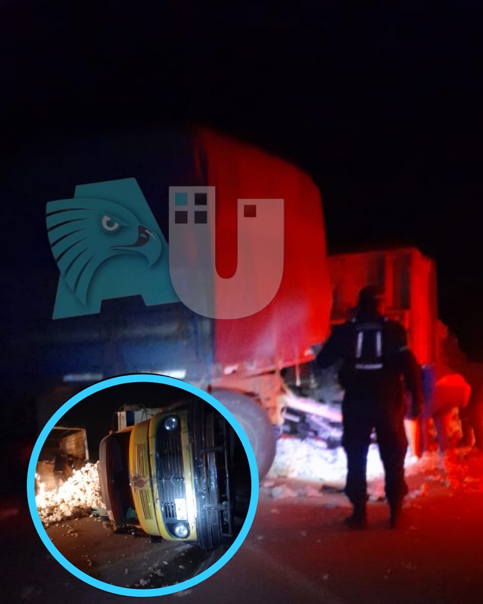 Urgente: volcó un camión que transportaba algodón 