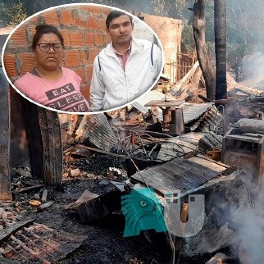 Un maple fue el origen del incendio de una vivienda 