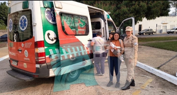 Una mujer de Prefectura le salvó la vida a un bebé
