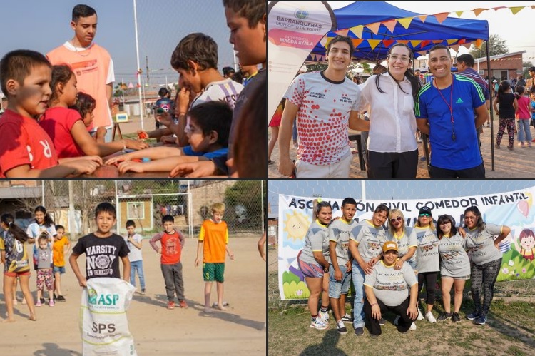 El municipio de Barranqueras celebró el Día del Niño en el barrio 110 Viviendas
