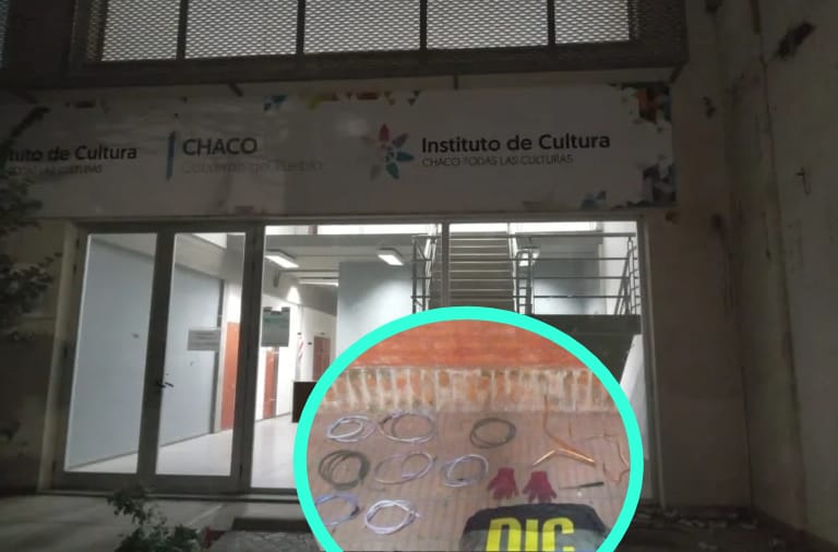 Ahora le tocó a Cultura: quiso robar cables pero fue detenido