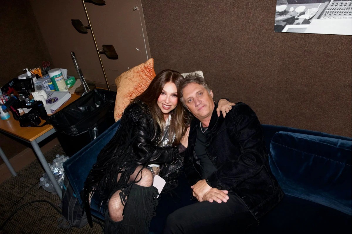 ¿Qué diría Cerati? Thalía grabó una particular versión de Persiana Americana con Charly Alberti