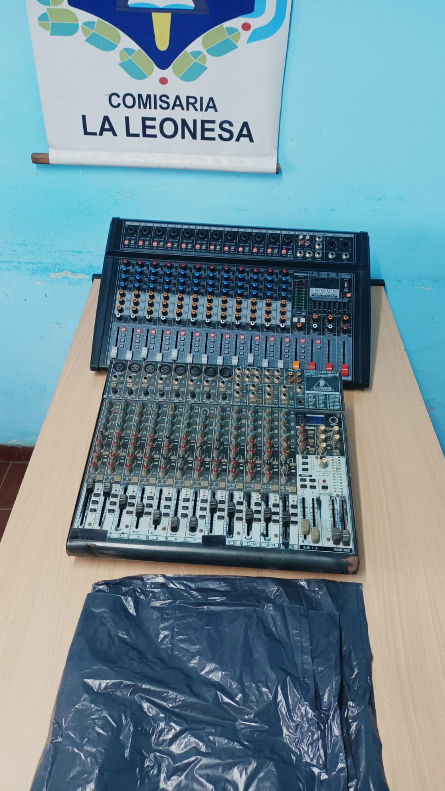 La Leonesa: recuperaron dos consolas de sonido robadas el martes