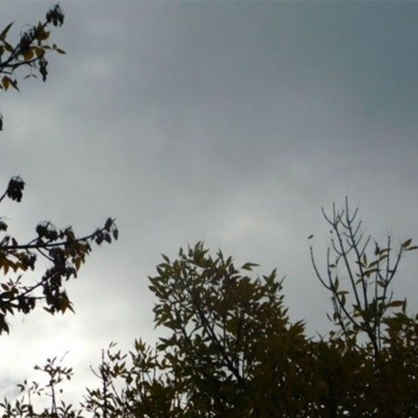 Con nubes retirándose, es escaso el milimetraje en la provincia