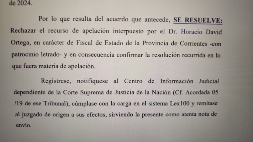 Caso Loan: rechazan el pedido del gobierno de Valdés para ser querellante