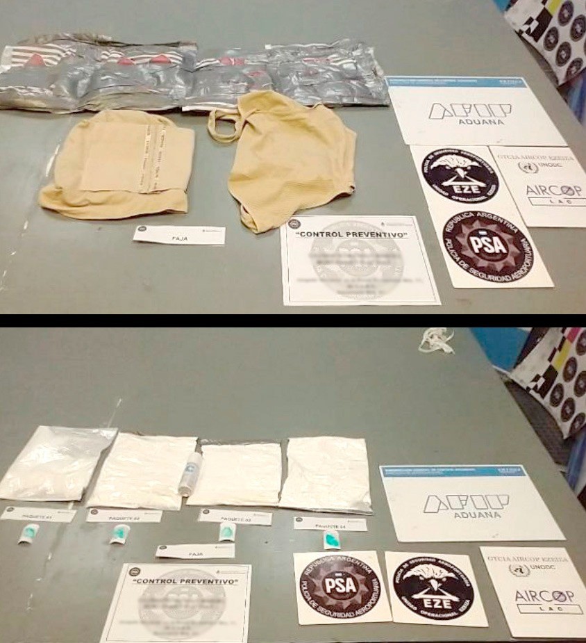 Detienen en el aeropuerto a joven paraguayo que llevaba más de un kilo de cocaína