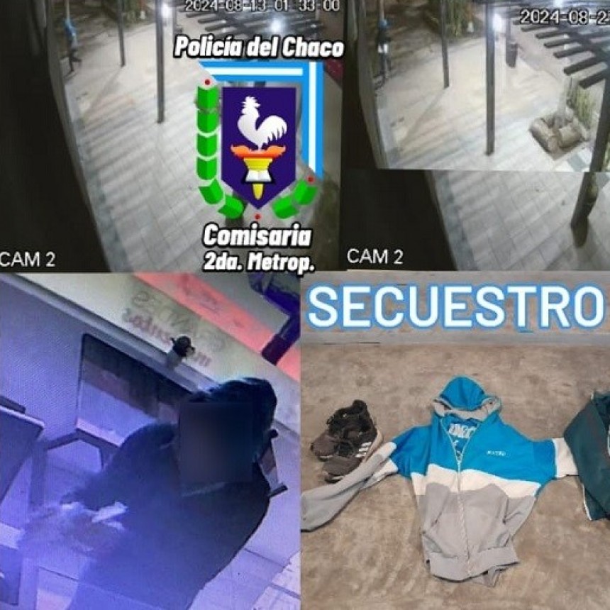Lo detuvieron después de haber robado tres veces en una cafetería de Resistencia