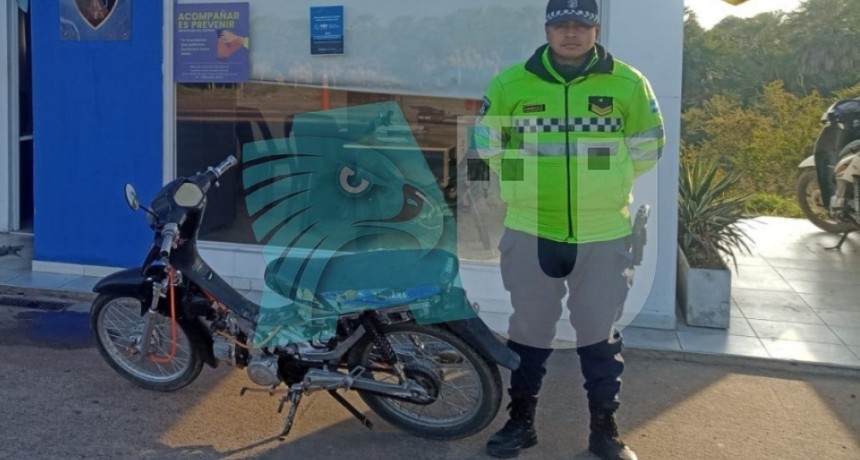 En un control de rutina recuperan otra moto que había sido robada hace 10 años