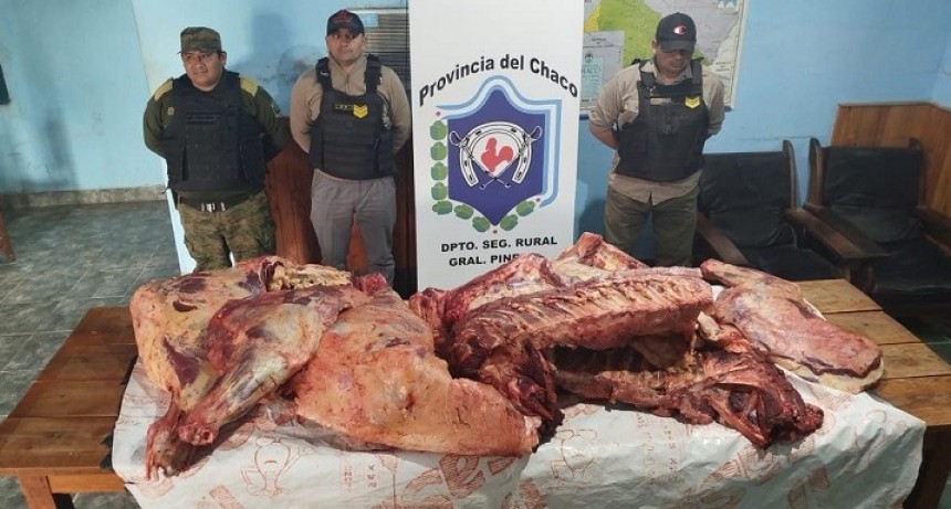 Lo pescaron con dos animales faenados de forma ilegal 