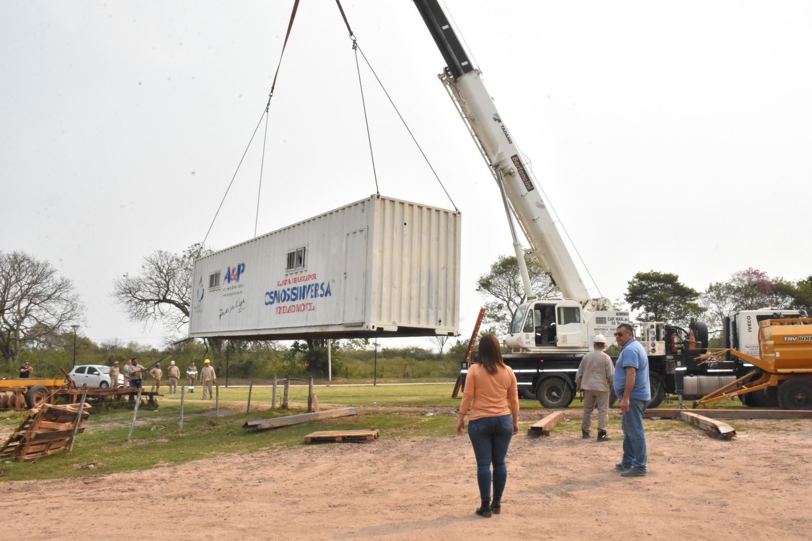 Sameep trabaja para mejorar el servicio en Pampa Almirón