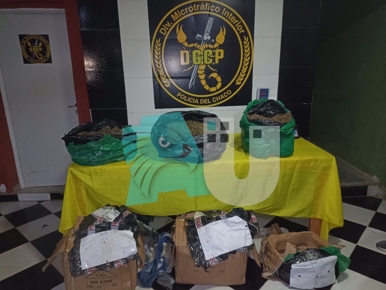 Determinaron el peso de la narcoencomienda que llegó a Sáenz Peña