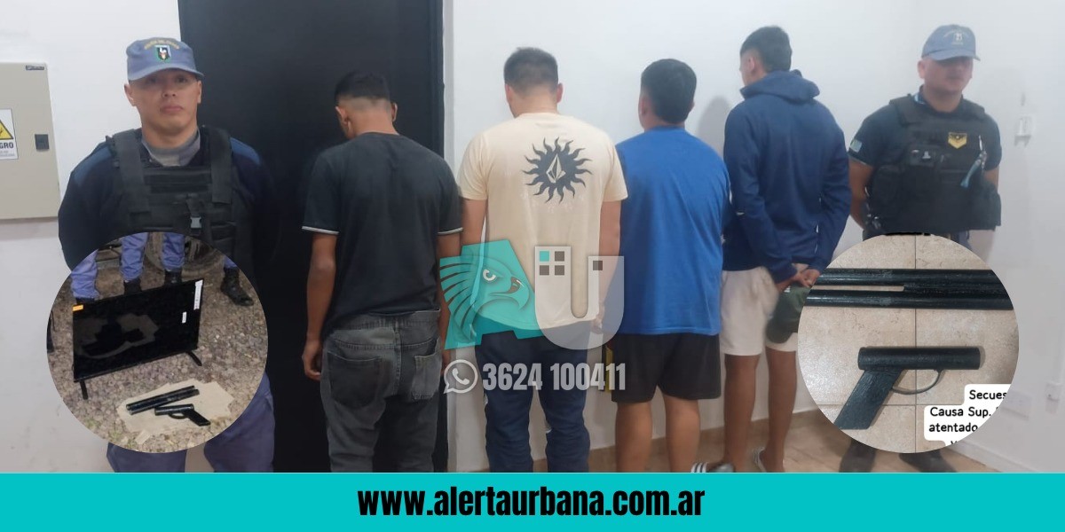  Detenidos y secuestro de armas en intervención cuando se vendía una moto que habría sido robada