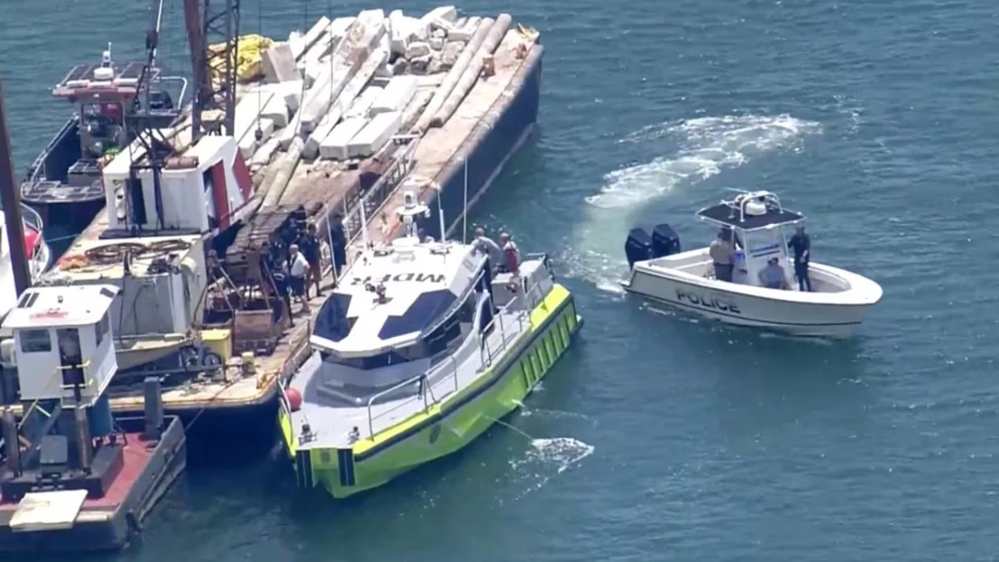  Tragedia en Miami: dieron negativo los resultados de alcohol y drogas de los tripulantes de la barcaza