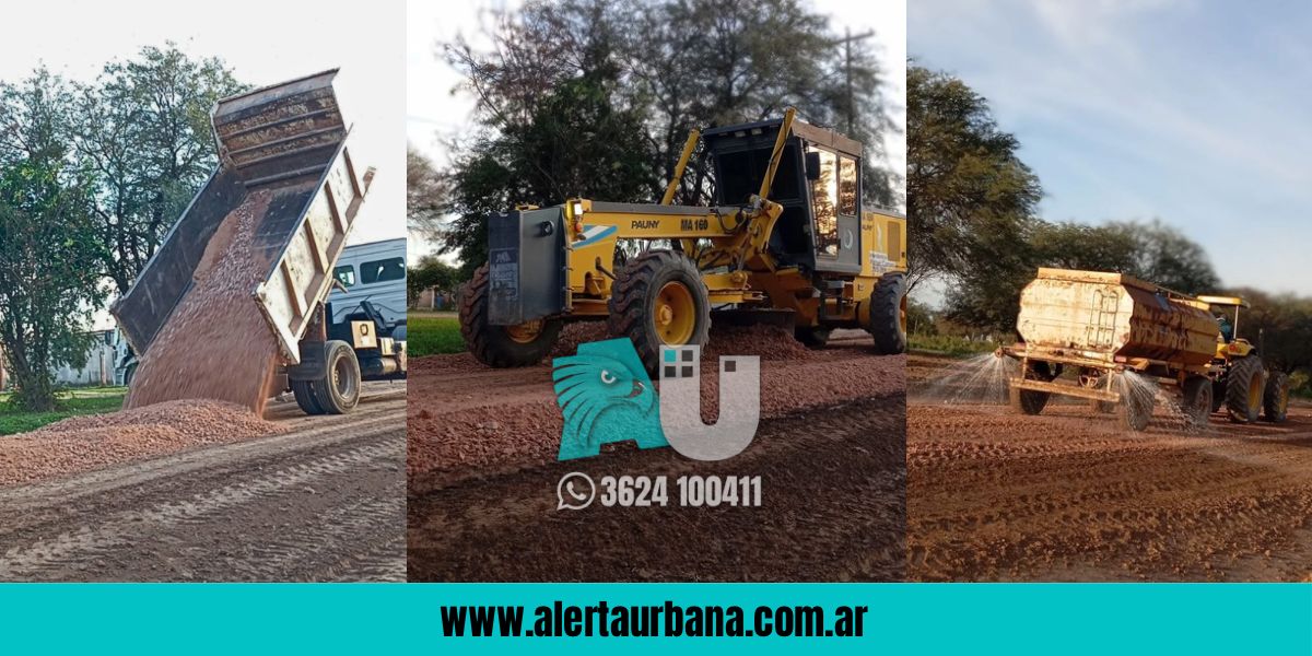 El municipio de Corzuela concretó mejoras en el barrio Burgos