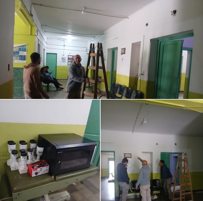 El municipio de Cote Lai instaló cámaras de videovigilancia en el hospital 