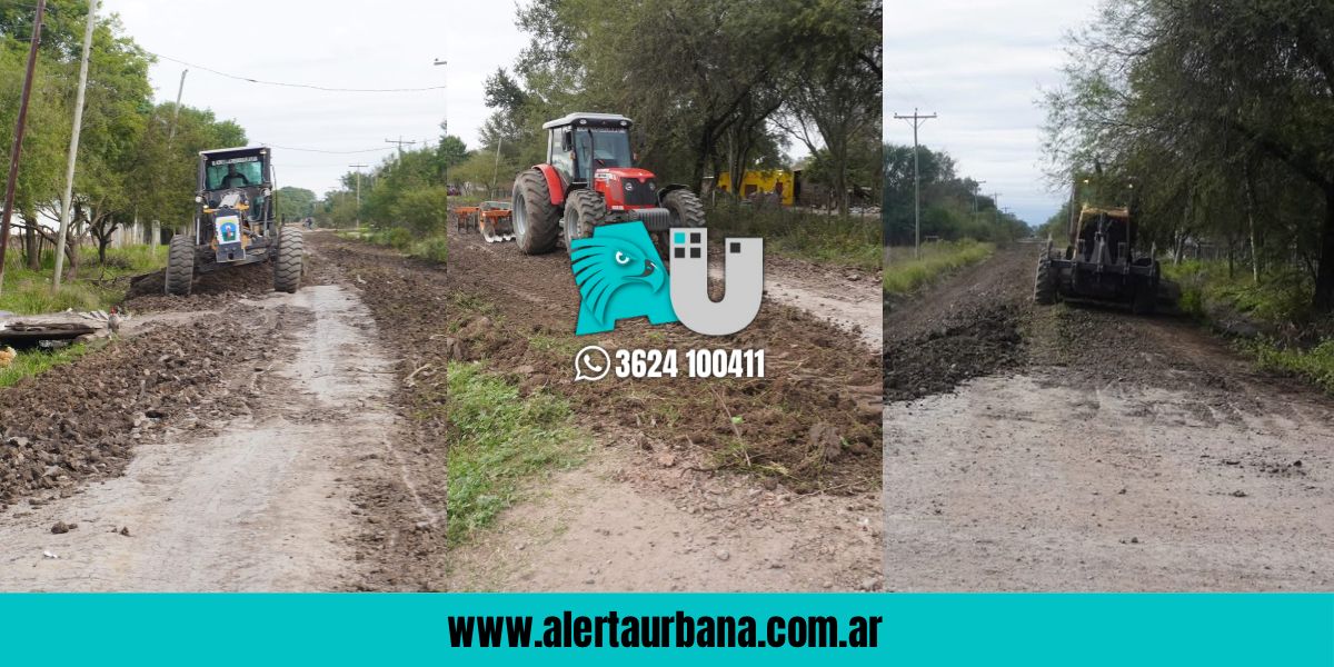 El municipio de Presidencia de la Plaza avanza con trabajos de arreglo de calles 