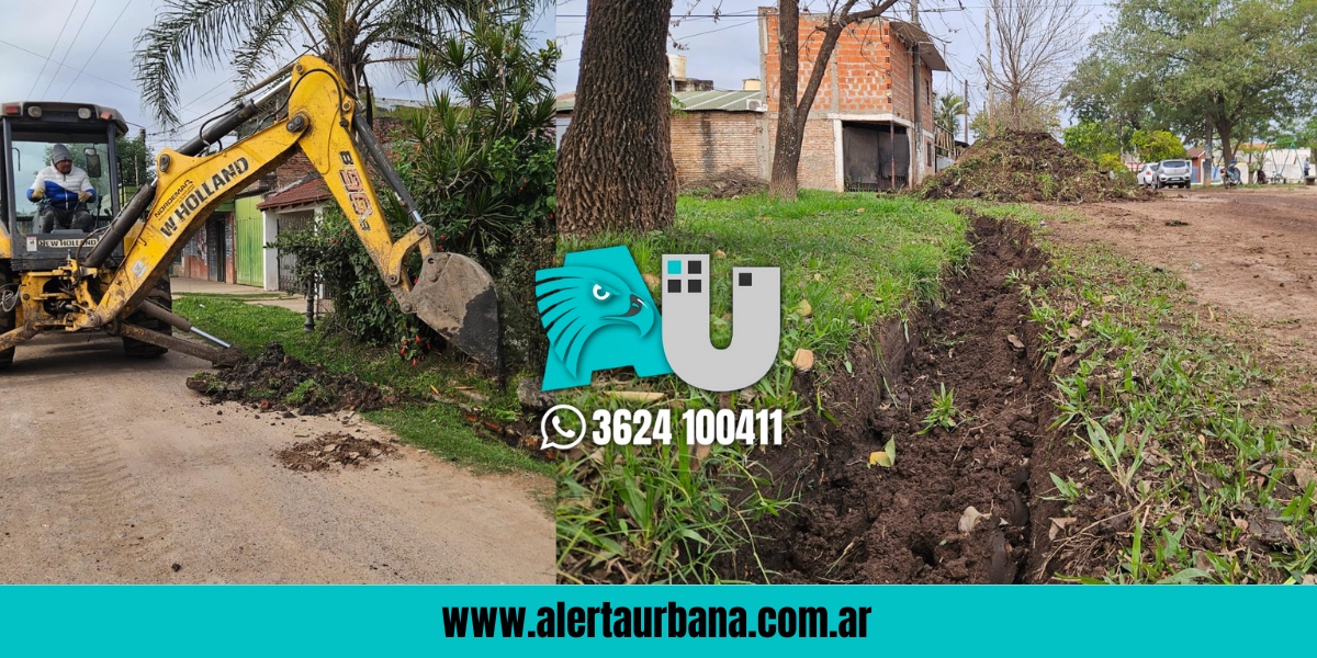 El municipio de Fontana continúa con el zanjeo en el barrio 120 Viviendas