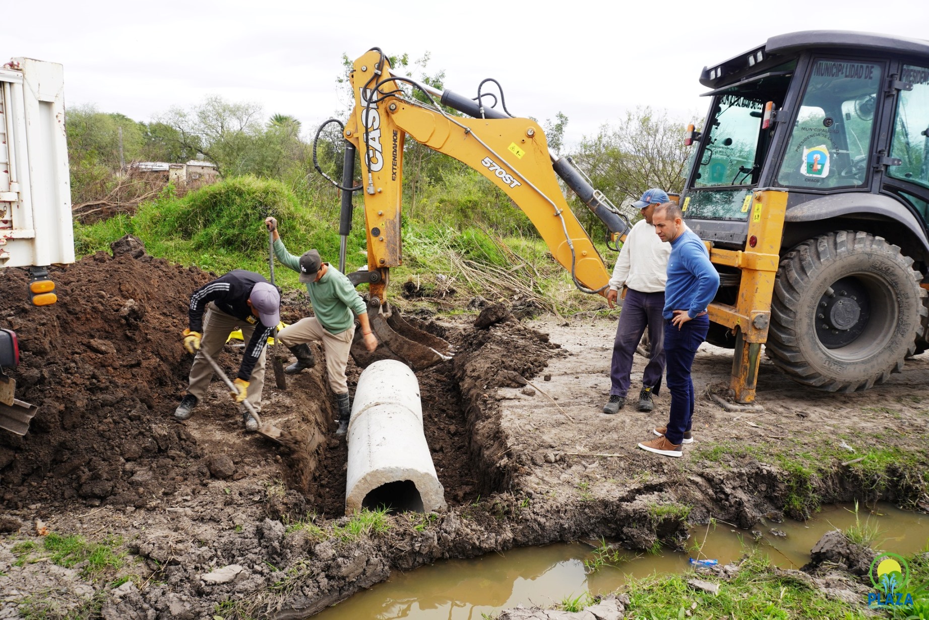 El municipio de Presidencia de la Plaza intensifica trabajos de prevención hídrica