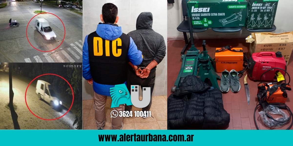 Recuperan electrodomésticos y herramientas robadas en una casa de fin de semana en Resistencia