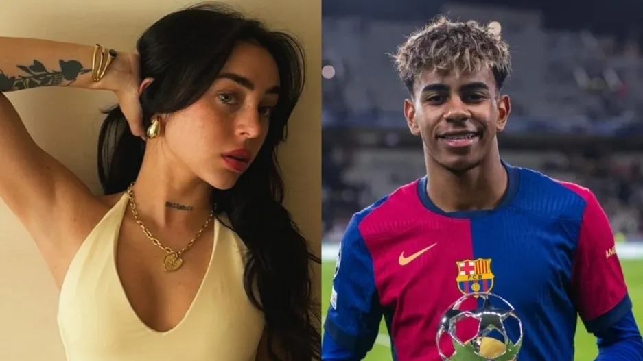 ¿Se confirma el romance?: Nicki Nicole fue a ver jugar a Lamine Yamal
