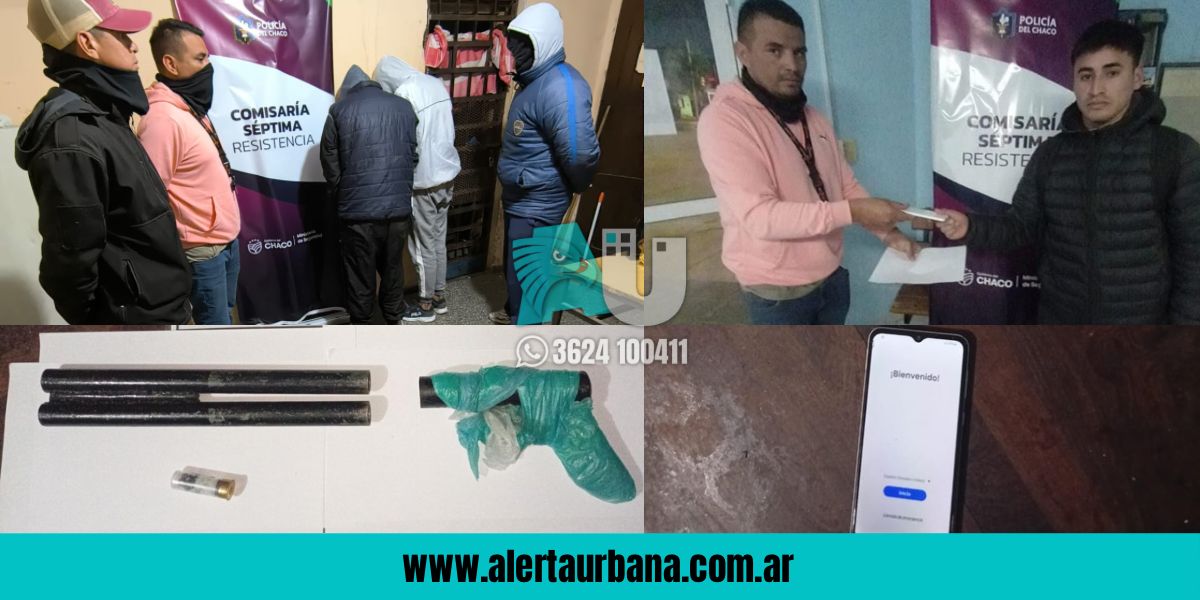Dos motochorros que robaron un celular a punta de tumbera terminaron detenidos en zona Sur