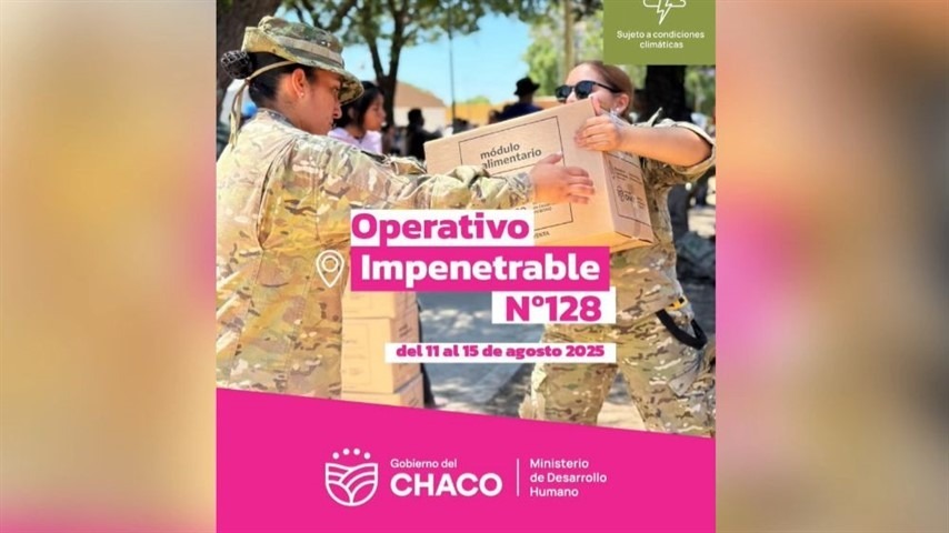 Comienza el Operativo Interfluvio Chaqueño N°128 para asistir a 5.000 familias 