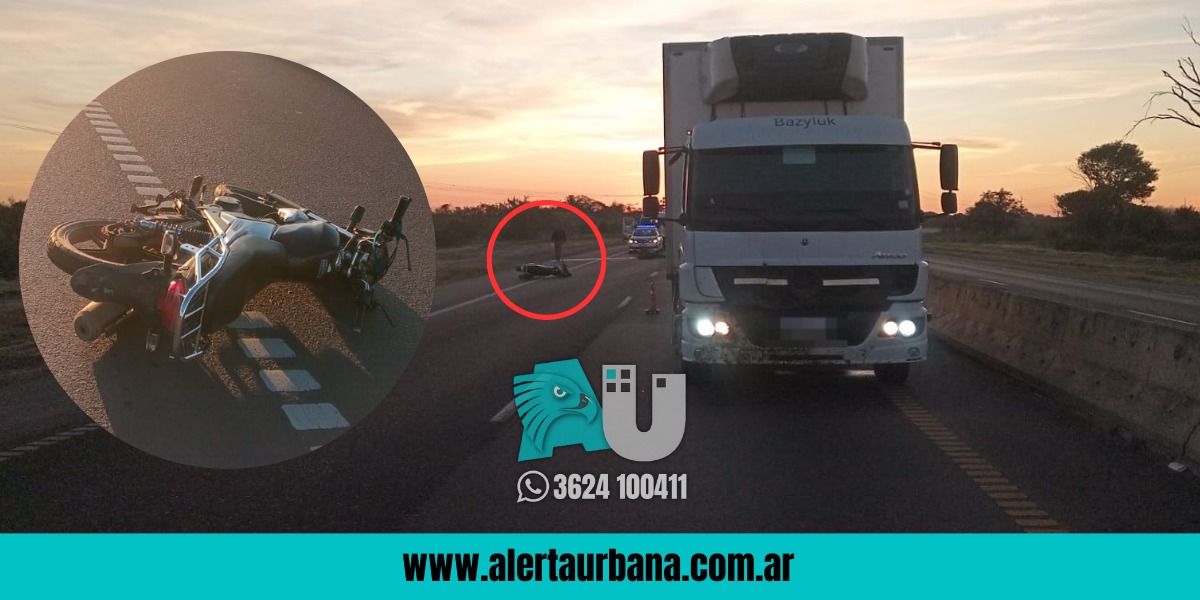 Motociclista la ligó de rebote y debió ser hospitalizado tras choque de un camión a un caballo en la ruta 16
