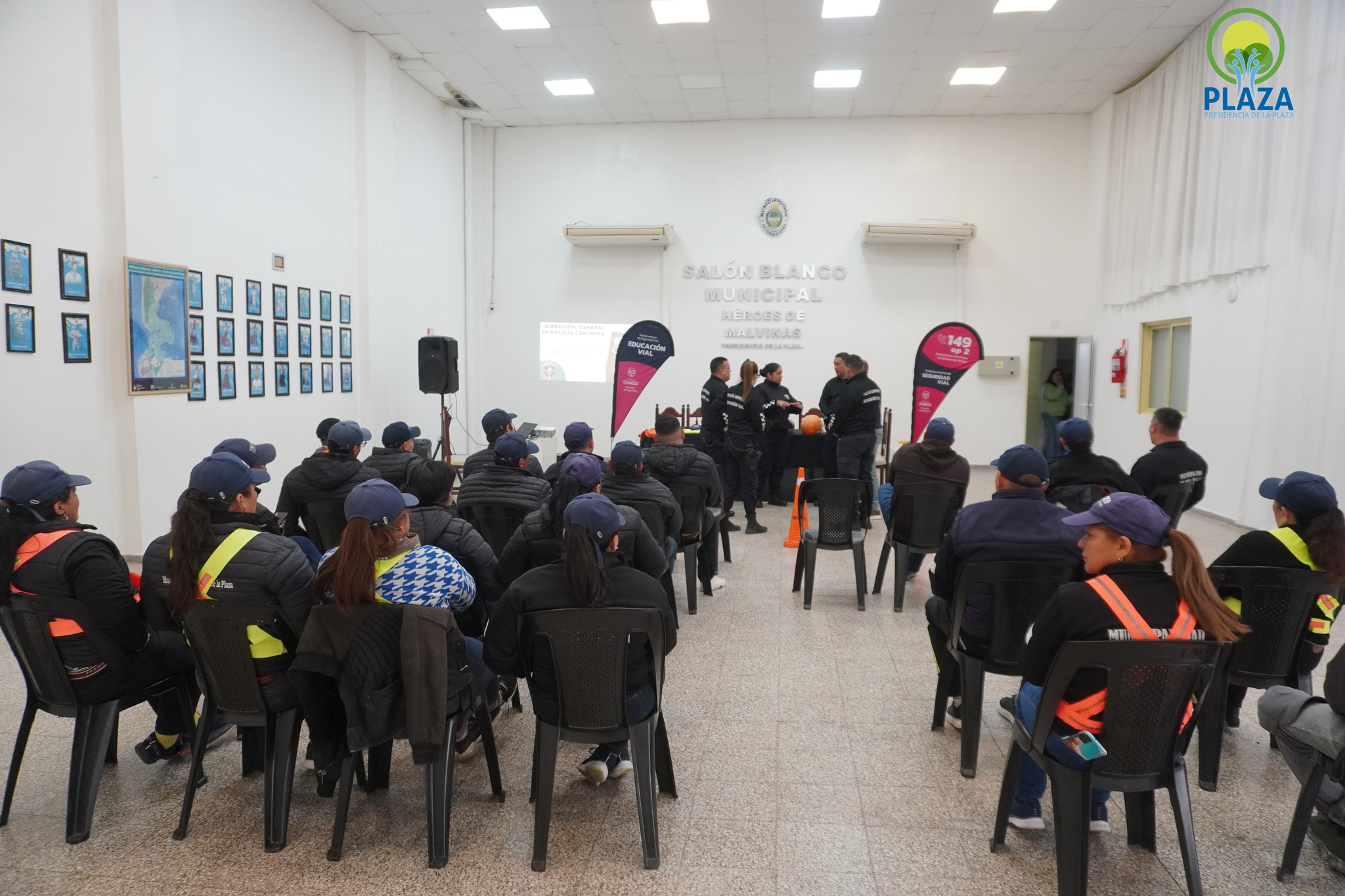 El Municipio de Plaza capacita a inspectores de Tránsito sobre nuevas normas viales