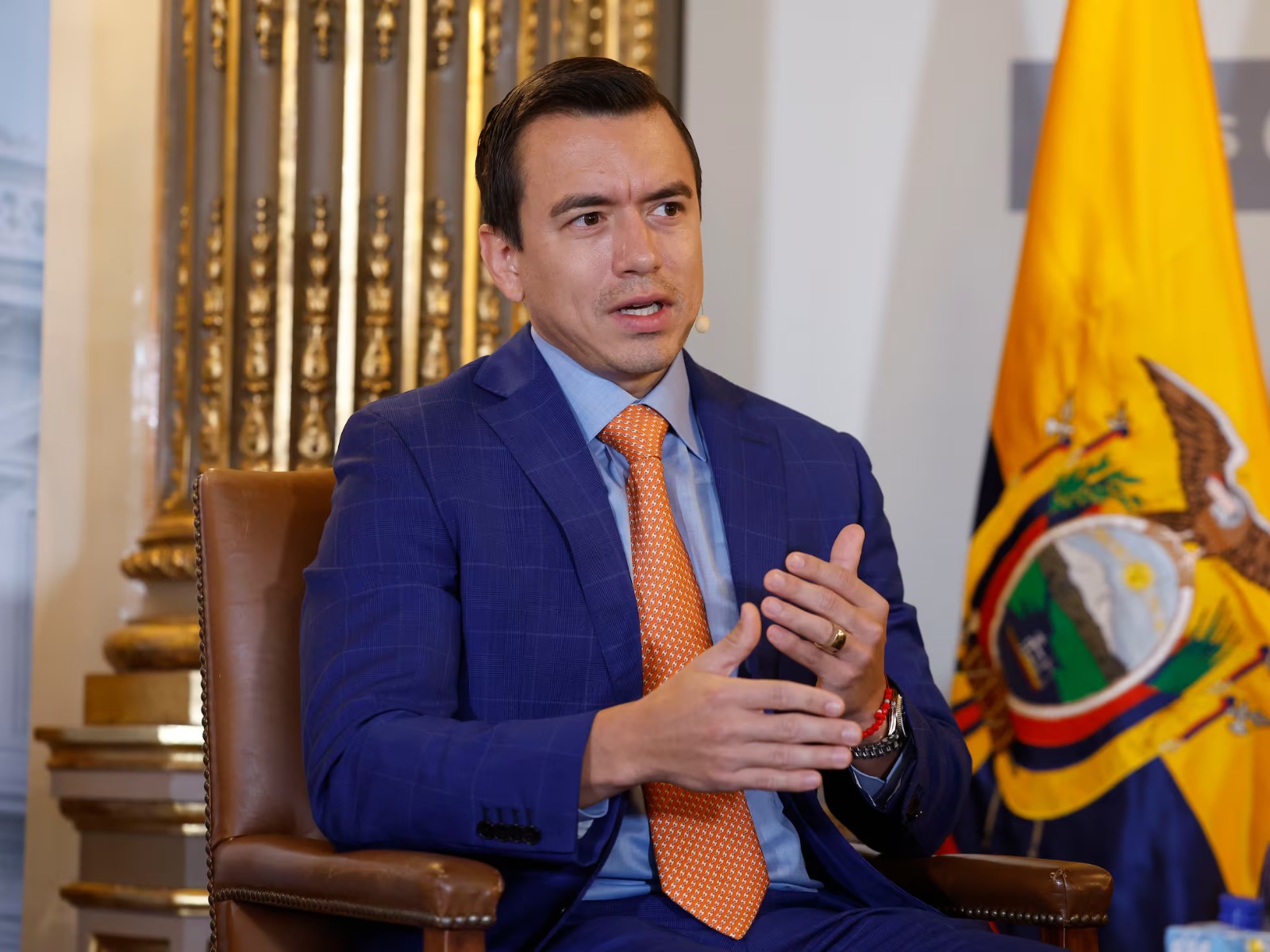 Milei recibirá al presidente de Ecuador en Casa Rosada 