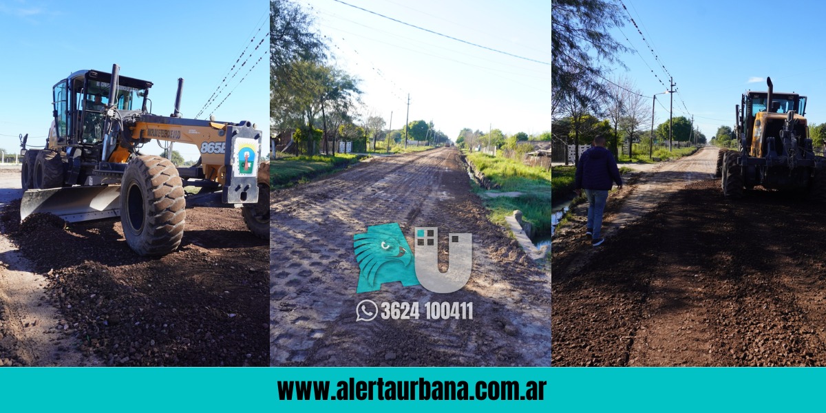 El municipio de Presidencia de la Plaza mejora la transitabilidad en la ciudad