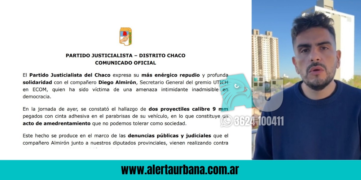 “Inadmisible en democracia”: El PJ repudió el acto intimidatorio contra el sindicalista de ECOM 