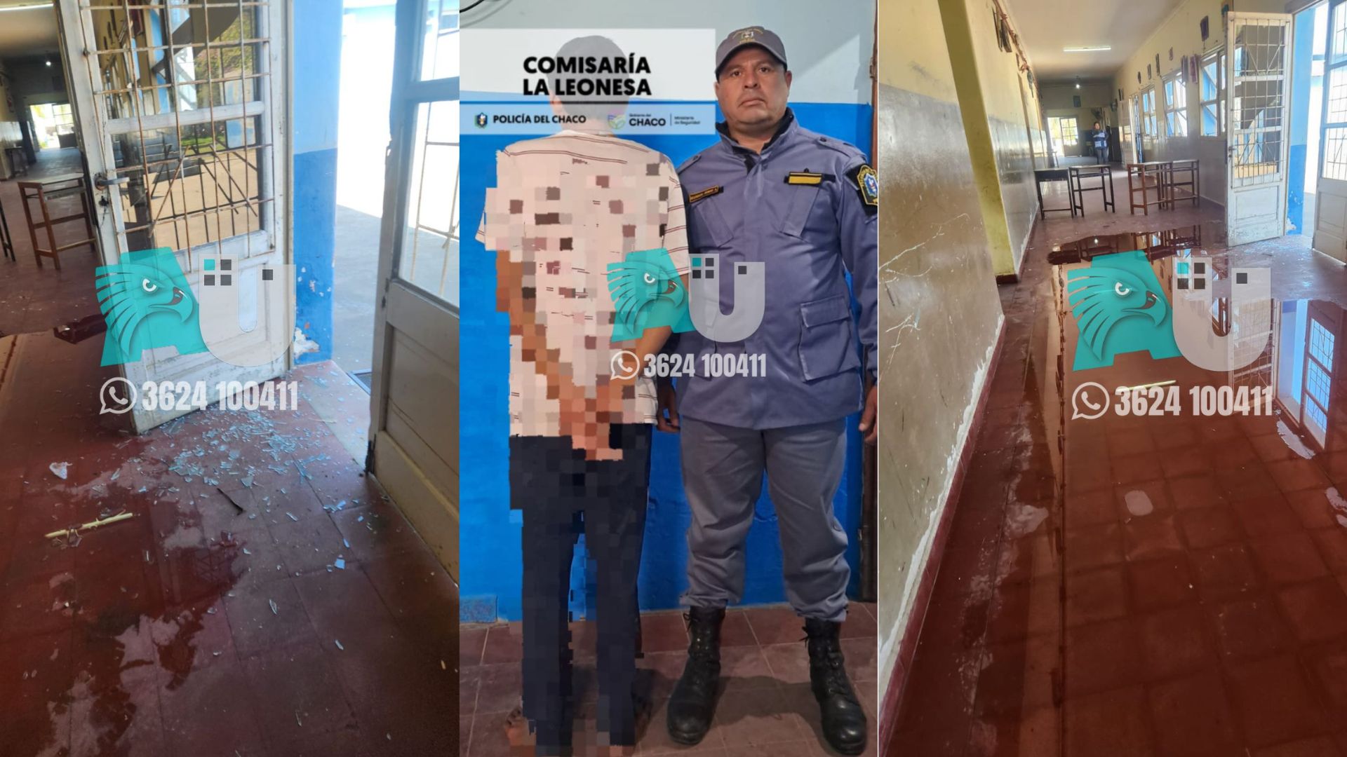 La Leonesa: un menor robó e hizo destrozos en una escuela primaria