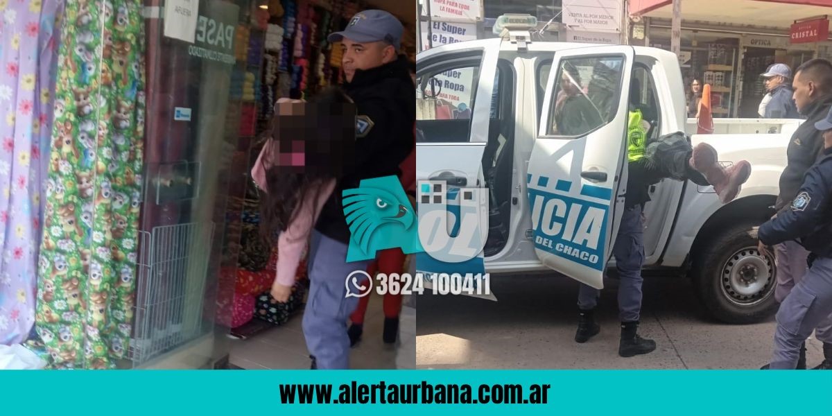 Rápida intervención de la Policía para asistir a una niña que se descompensó a metros de la peatonal