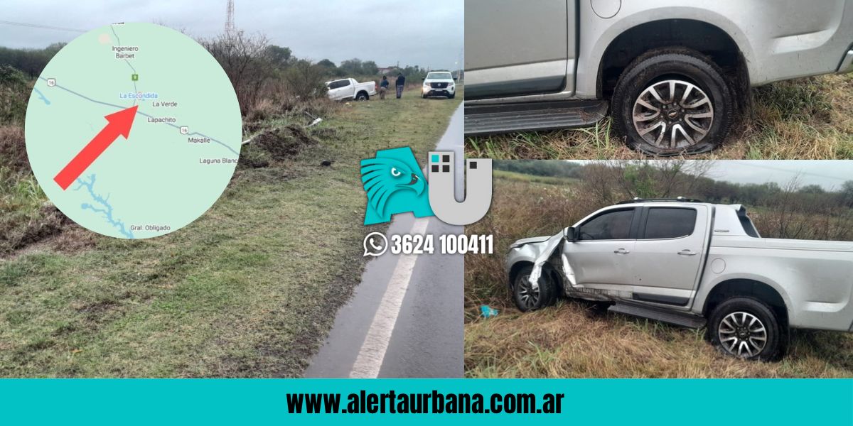 Otro accidente en la ruta 9 en menos de una semana: camioneta despistó a metros de dónde ocurrió hecho casi idéntico 