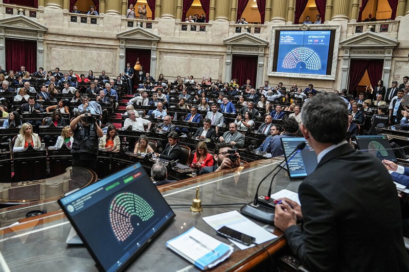 Diputados debate vetos de Milei y leyes clave de la oposición en una megasesión 