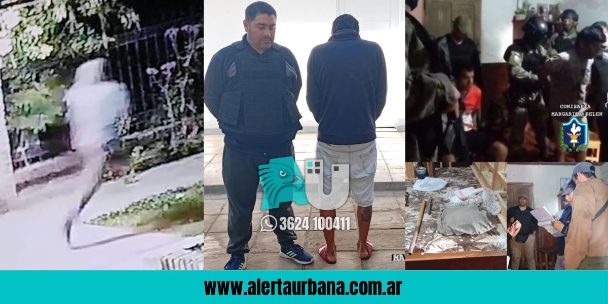  Margarita Belén: secuestran una tumbera en el allanamiento de una causa por robo