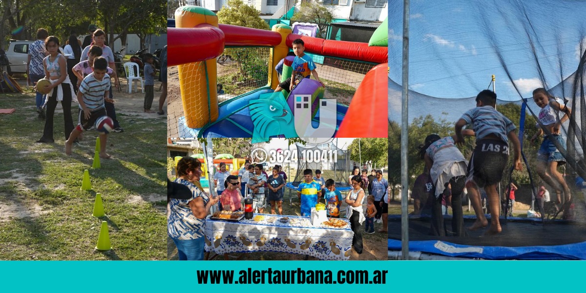 El municipio de Barranqueras realizó nueva jornada de “Infancias en Movimiento”