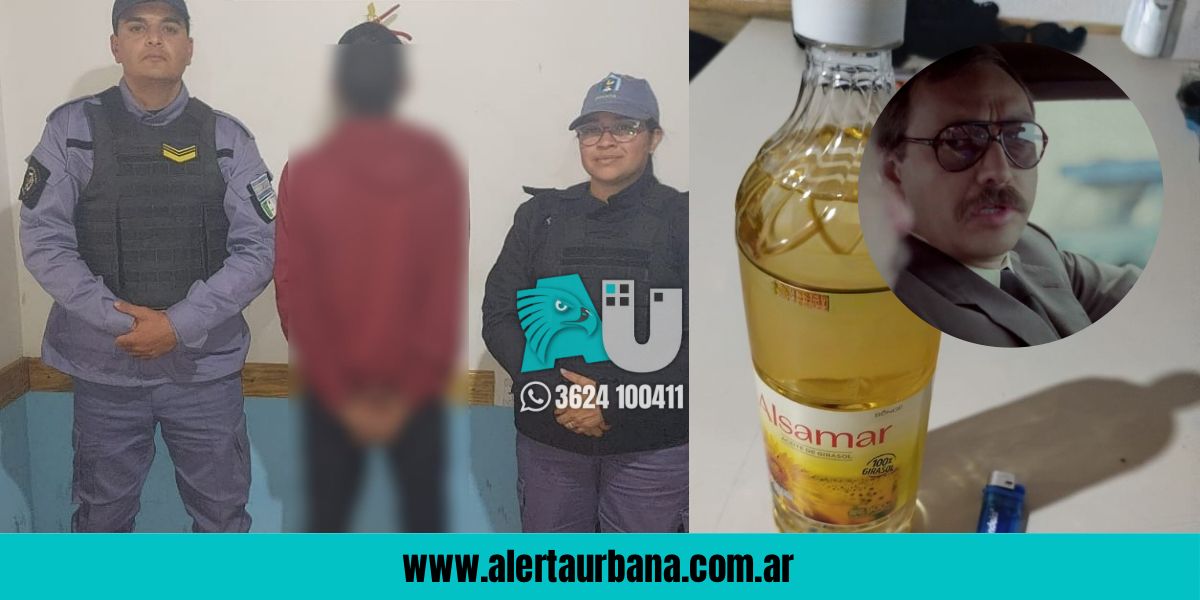 ¡Qué miseria, che, qué miseria!: Robó una botella de aceite, un encendedor y 15 lucas