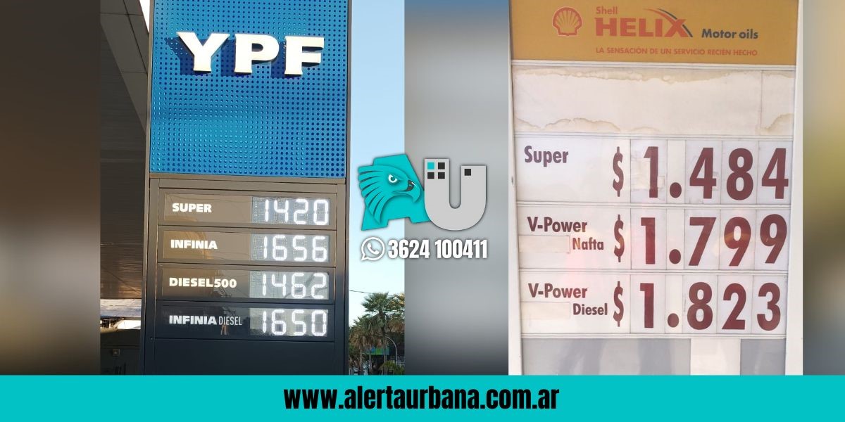 Los combustibles con aumentos casi diarios: hasta $ 1800 se paga en Resistencia la nafta premium