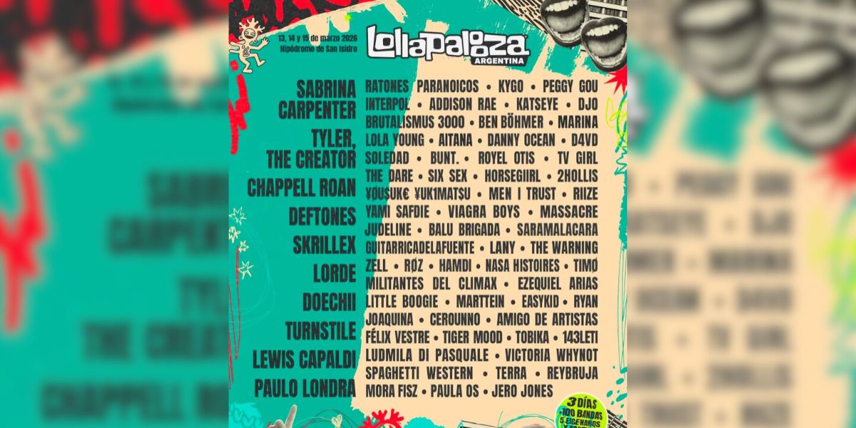 La Sole, Paulo Londra y Ratones Paranóicos: los argentinos confirmados para el Lollapalooza