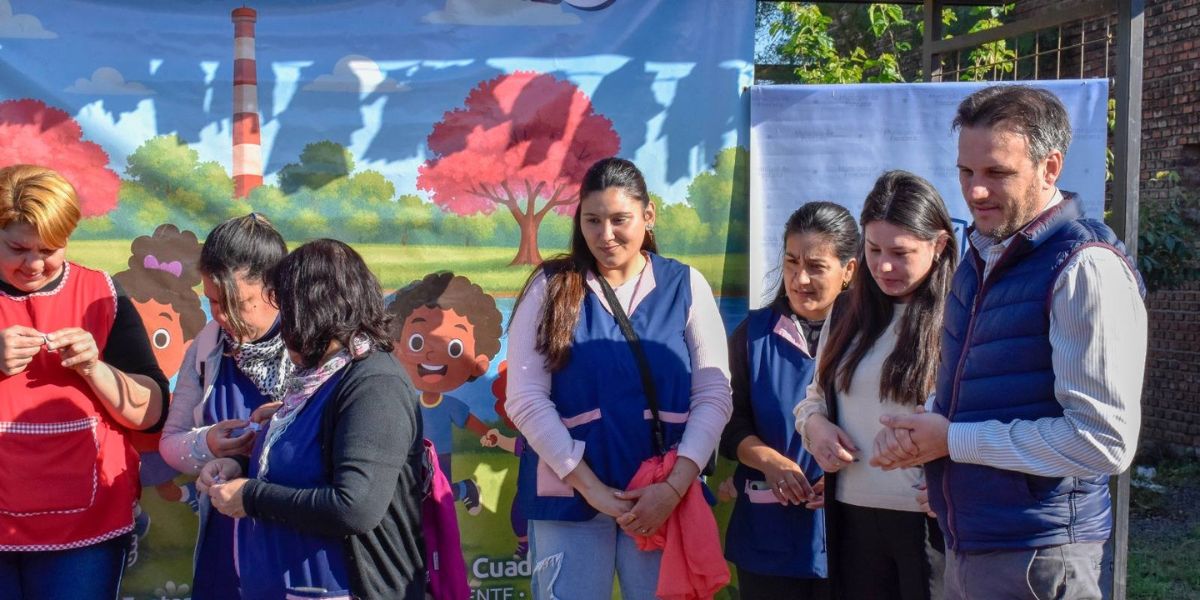 El Municipio de Fontana acercó la huerta ecológica a los más pequeños