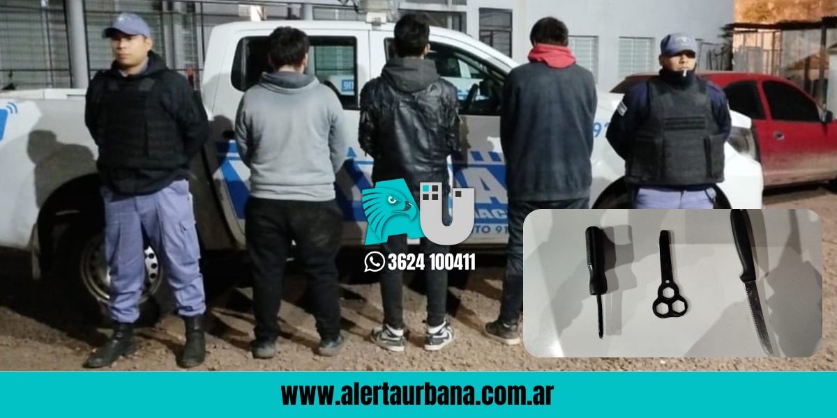 Detienen a tres hombres en situación de calle que intentaban abrir autos en la avenida Hernandarias