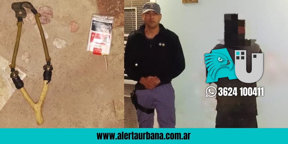 Grande y bol…: con 29 años andaba haciendo quilombo con una gomera en Sáenz Peña