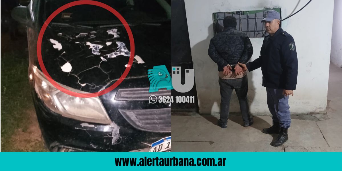   Detienen a un hombre acusado de chocar con su auto y amenazar con matar a un policía