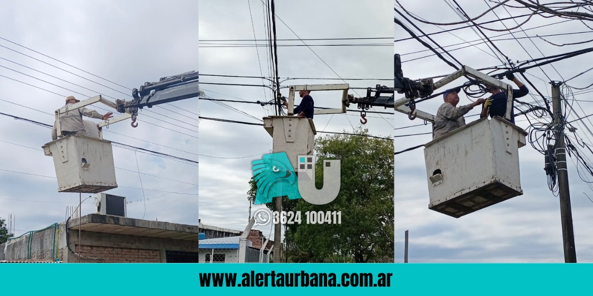 El municipio de Barranqueras mejora el alumbrado público de la ciudad