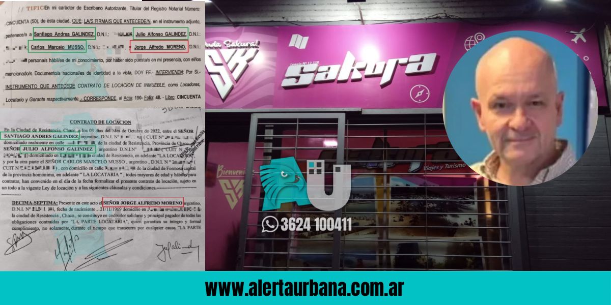 EXCLUSIVO DE ALERTA URBANA: Alfredo Moreno es quien paga el alquiler de la agencia de viajes del escándalo
