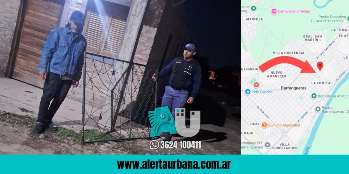Chorros perezosos: robaron el portón de una casa en Barranqueras pero lo tiraron a los pocos metros